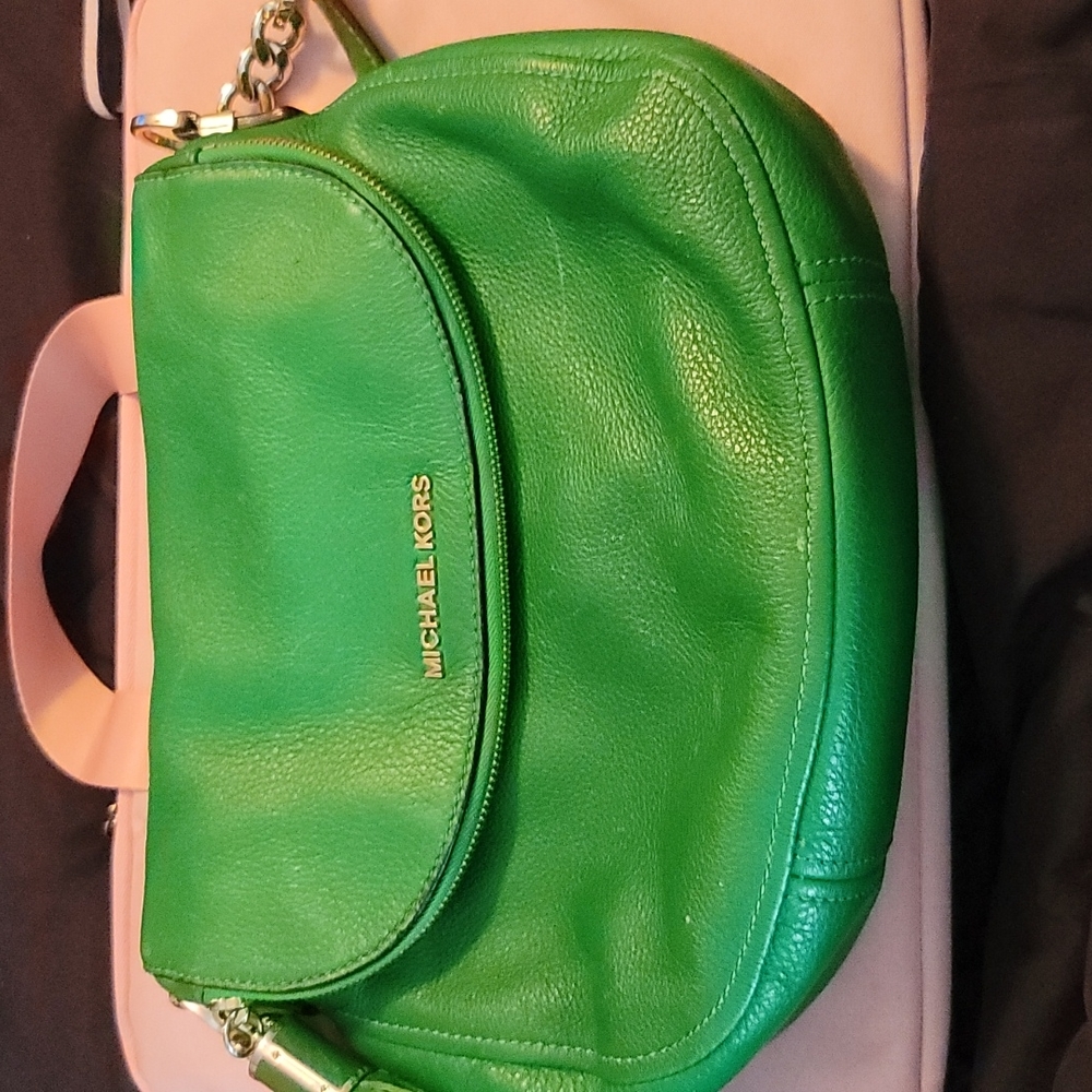Kelly Green Michael Kors Purse